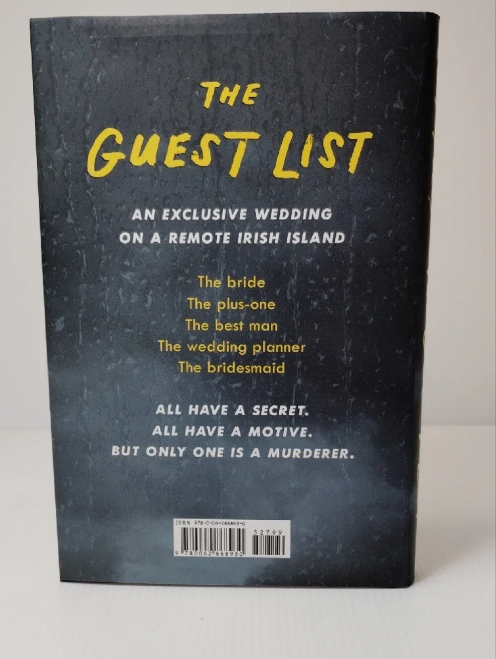 Barnes & Noble Black and Yellow 'The Guest List' Coffee Table Book